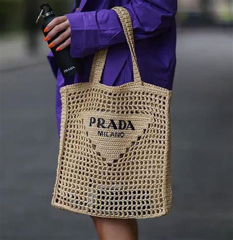 bolsa crochê prada|Bolsa em Crochê Prada Inspirada Passo a Passo .